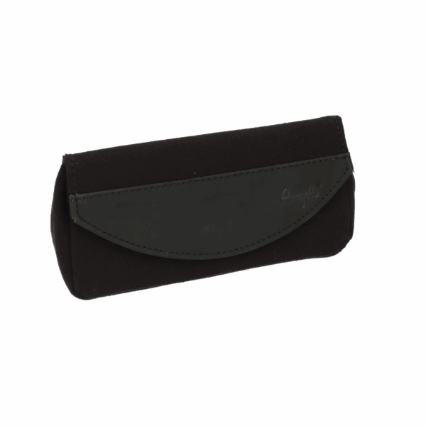 Angelo - Pipe Bag Canvas 1er Black with Rubber