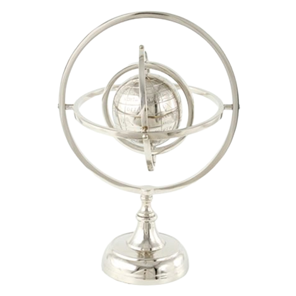 Décor Globe Silver
