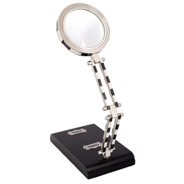 Magnifier Stand BLK & SLV