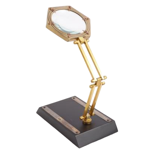 Magnifier Stand Brass 2 Tone
