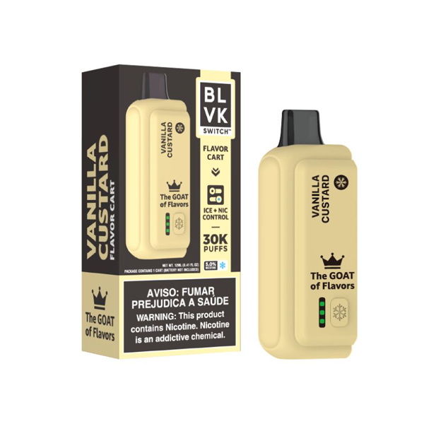 BLVK SWITCH 30K Pod - Vanilla Custard | 5%