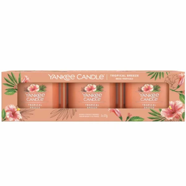 Signature Tropical Breeze 3 Filled Votives Pack