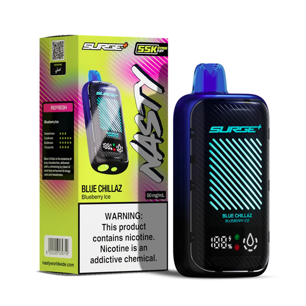 Nasty Surge 55K – Blue Chillaz | Blueberry Ice