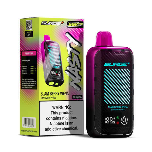 Nasty Surge 55K – Slam Berry Wena | Strawberry Ice