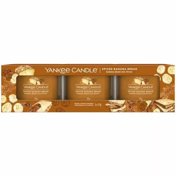 Signature Spiced Banana Bread 3 Filled Votives Pack