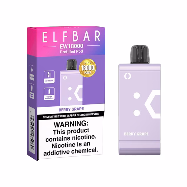 Elf Bar EW18000 Pod - Berry Grape
