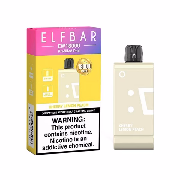 Elf Bar EW18000 Pod - Cherry Lemon Peach