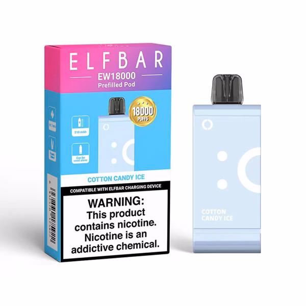 Elf Bar EW18000 Pod - Cotton Candy Ice