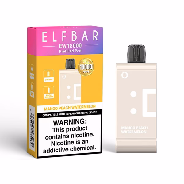 Elf Bar EW18000 Pod - Mango Peach Watermelon