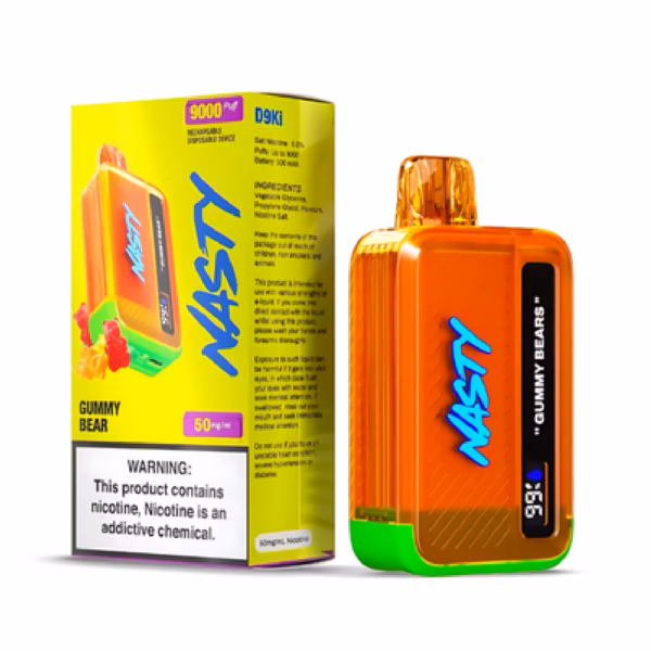 Nasty Bar 9000 puff Disposable Vape - Gummy Bear - 5%