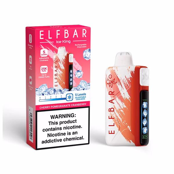 Elf Bar Ice King 25000 - Cherry Pomegranate Cranberry