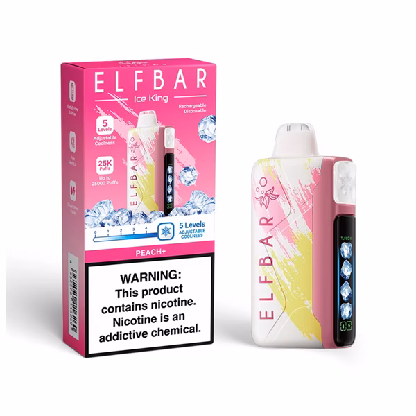 Elf Bar Ice King 25000 - Peach Ice