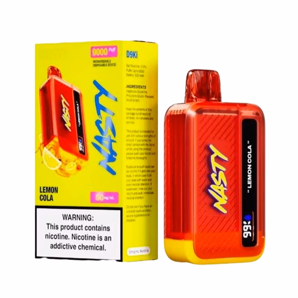 Nasty Bar 9000 puff Disposable Vape - Lemon Cola - 5%