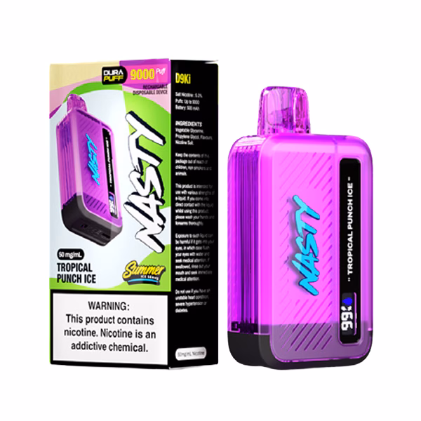 Nasty Bar 9000 puff Disposable Vape - Tropical Punch - 5%