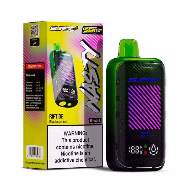 Nasty Surge 55K – Riptide | Blackcurrant