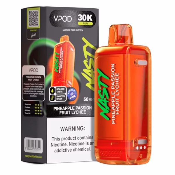 Nasty Versa Pod 30000 - Pineapple Passionfruit Lychee